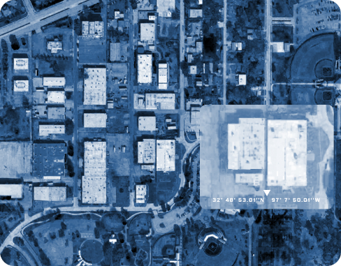 Map of Aereos headquarters in Euless, Texas